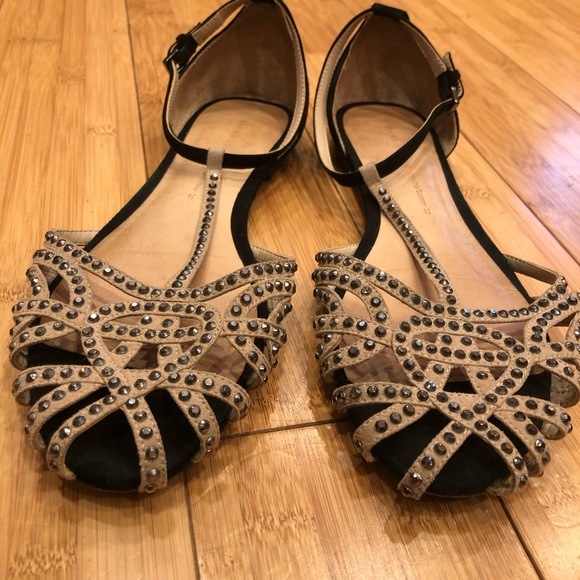 ZARA Spring / Summer Studded Flat Sandals